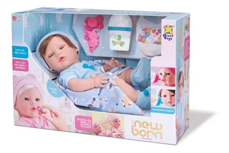 Boneca Reborn Menino New Born Premium Chupetac Led Divertoys Frete Gr Tis