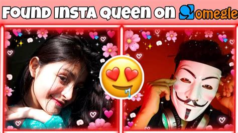 Found Insta Queen On Omegle 🔥😍 Omegle Girls Funny Videos Part 19