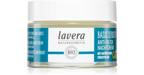 Lavera Basis Sensitiv Q10 crème de nuit visage à la coenzyme Q10