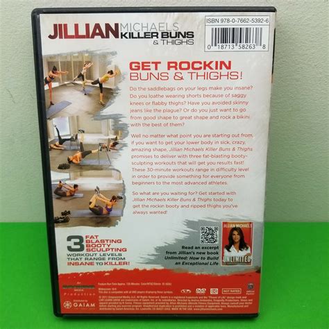 Jillian Michaels Killer Buns And Thighs Dvd 2011 18713582638 Ebay