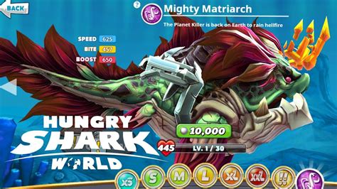 New Shark Unlocked Mighty Matriarch And Fully Upgraded Hungry Shark