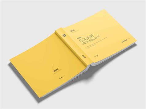 Square Softcover Book Mockup