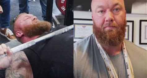 Hafthor Bjornsson Suffers Pec Tear Injury: "I Completely Tore My Upper ...