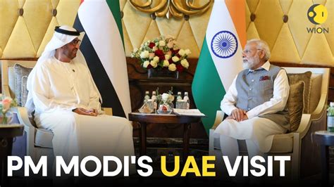 Why Is Prime Minister Modi In Uae Pm Modi Uae Visit Live Wion Live