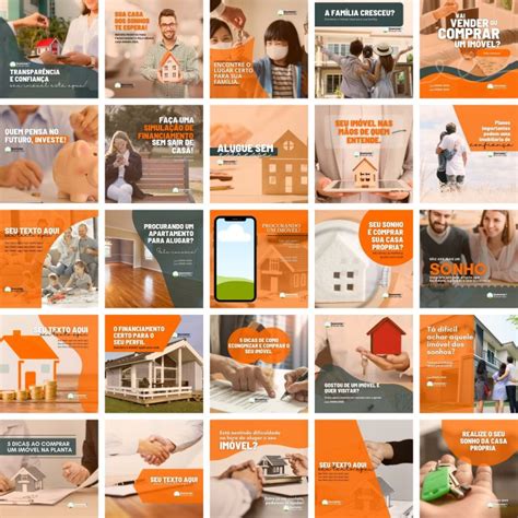 Templates Canva Imobiliária Imoveis 25 Artes Editáveis Bônus