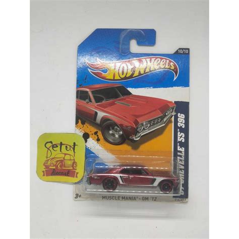 MERAH HOT WHEELS HOTWHEELS CHEVELLE SS RED RED BLUE CARD Shopee Malaysia