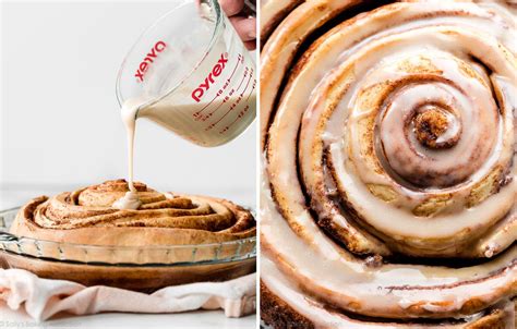 How To Make A Giant Cinnamon Roll Cake On