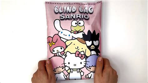 sanrio blind bags unboxing compilation asmr paper crafts tutorial