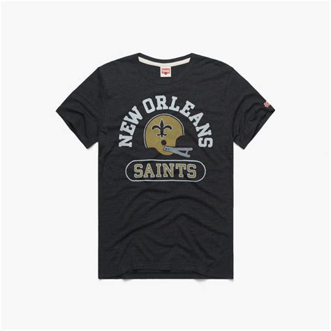 New Orleans Saints Throwback Helmet | Retro New Orleans Saints T-Shirt ...