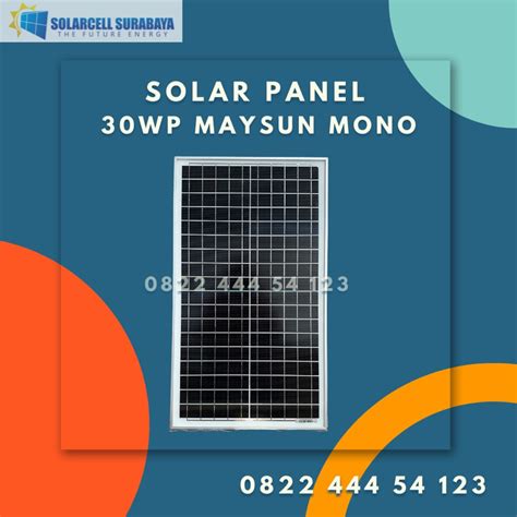 Jual Solar Panel Solar Cell Panel Surya Wp Maysun Mono Surabaya