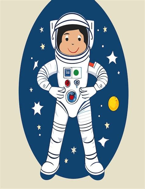 Premium Vector Cartoon Astronaut Clipart Vector Design