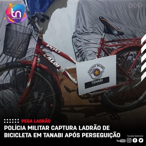 POLÍCIA MILITAR CAPTURA LADRÃO DE BICICLETA EM TANABI APÓS PERSEGUIÇÃO