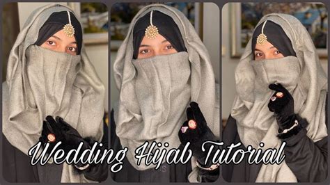 Simple Hijab Styles For Party Wear Niqab Style For Wedding Full