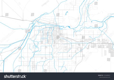 Rich Detailed Vector Area Map Yuma Vector có sẵn miễn phí bản quyền