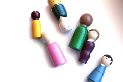 Diy Wooden Peg People Dolls Aberle Home