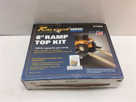 Ramps By Reese 8 Ramp Top Kit 700lb Capacity Per Ramp 07009 For Sale