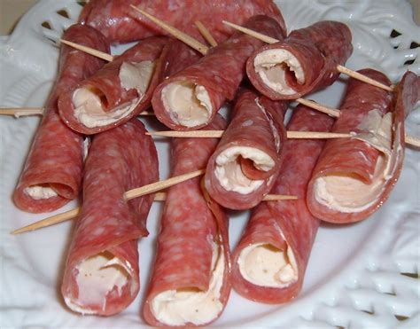 Quick And Tasty Salami Roll Ups Recipe