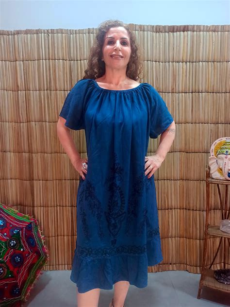 Vestido Indiano Kaftan Longo