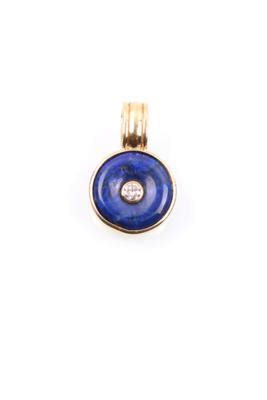 Brillant Lapislazuli Anh Nger Schmuck Kunst Antiquit Ten