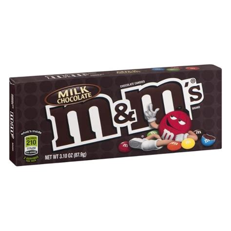 Mandms Milk Chocolate Theater Box 879g Us Plus Candy