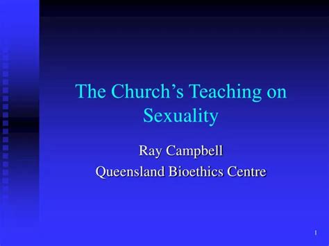 Ppt The Church’s Teaching On Sexuality Powerpoint Presentation Free Download Id 6864656