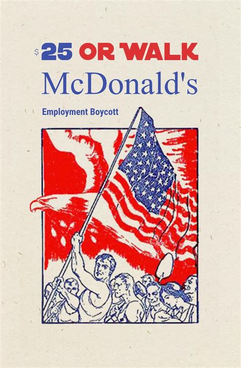 McDonald’s Employment Boycott shareable media : antiwork