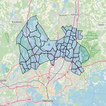 Tutustu 66 Imagen Vantaan Kartta Ja Paikkatietopalvelu Abzlocal Fi