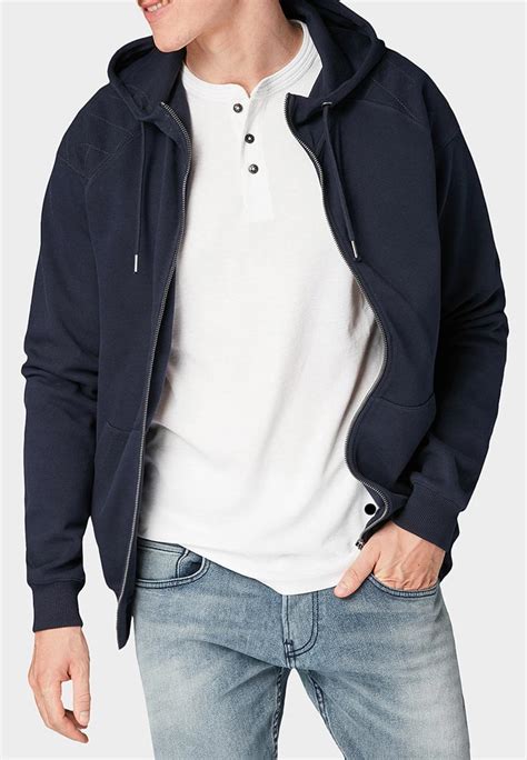 Толстовка Tom Tailor Denim, цвет: синий, TO793EMCYWH4 — купить в ...
