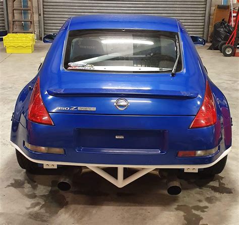 Nissan 350z Rear Bumper Bash Bar W Integrated Jack Point Awm All Weather Motorsports