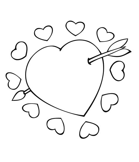 Dibujos De Corazones De Amor Para Colorear Pintar E Imprimir