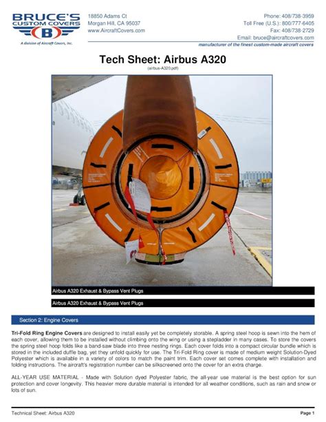 PDF Tech Sheet Airbus A320 DOKUMEN TIPS