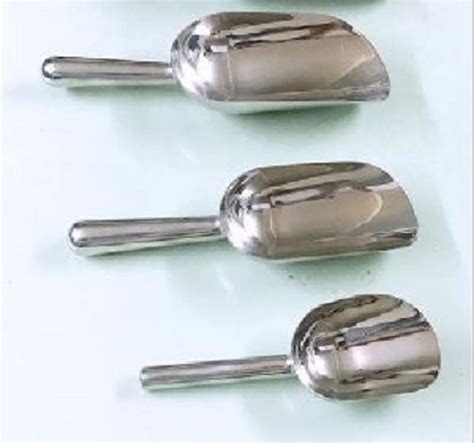 Stainless Steel Rice Scoop Set Color As Per Availability At Best