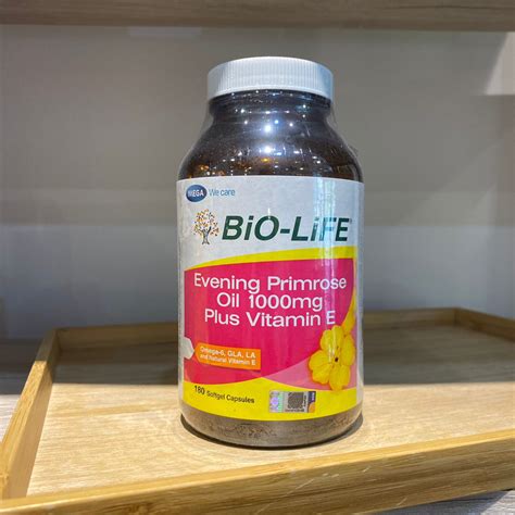 Bio Life Evening Primrose Oil Mg Plus Vitamin E Softgel