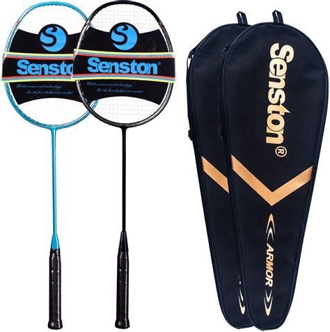 Senston N Paquete De Raquetas De B Dminton Juego Profesional De