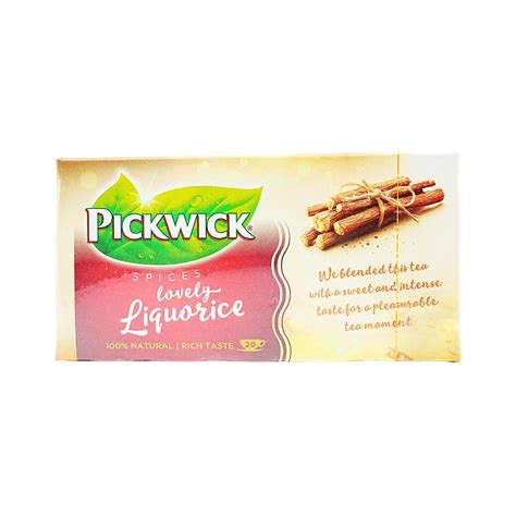 Pickwick Licorice Zoethout Tea Ct Peters Gourmet Market