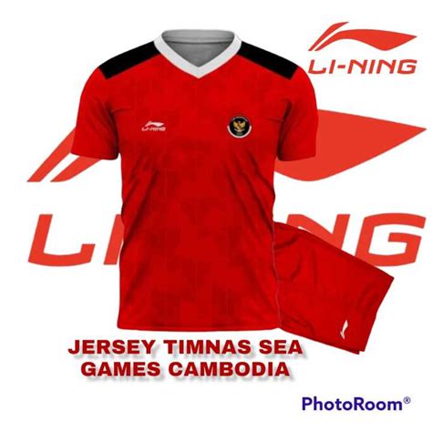 Jersey Timnas Indonesia Sea Games Kamboja Champions Set Dewasa