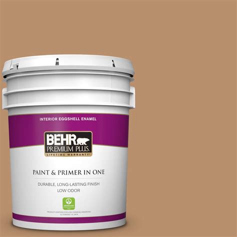 BEHR Premium Plus 5 Gal S280 5 Windswept Leaves Eggshell Enamel Low