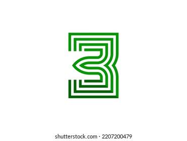 Number 3 Logo Design Brand Logo Stock Vector (Royalty Free) 2207200479 ...