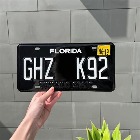 DIY Florida License Plate Vinyl Wrap Kit Custom License Plate Etsy