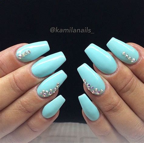 Pin By Kayla Vincent On Nail Love Aqua Nails Blue Glitter Nails