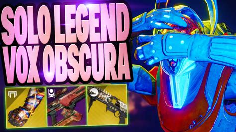 Solo Flawless Legend Vox Obscura Solar Warlock Season Of Witch