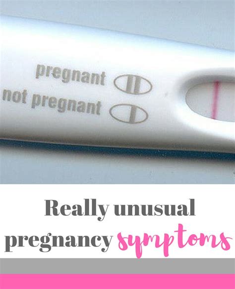 Unexpected Pregnancy Symptoms And What To Expect