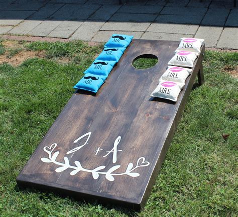 Custom-made Cornhole Game by OregonCraftandToys on Etsy