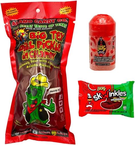 Alamo Chamoy Pickle Kit Mexican Candy Variety Pack As