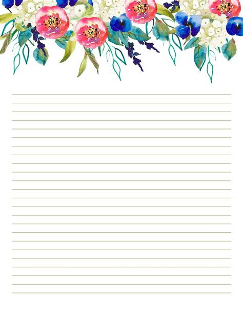 Stationery Paper Free Printable