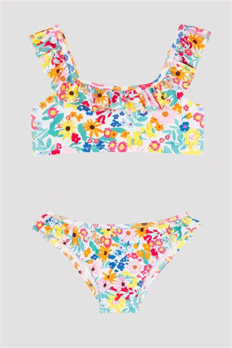 Penti Kız Çocuk Floral Garden Halter Bikini Set Fiyatı Yorumları