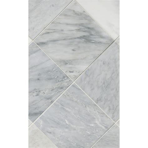 Hampton Carrara Polished Marble Wall And Floor Tile 12 X 12