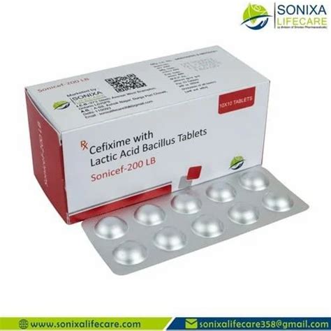 Sonicef Lb Cefixime Mg Lb Dispersible Tablet Alu Alu At Rs