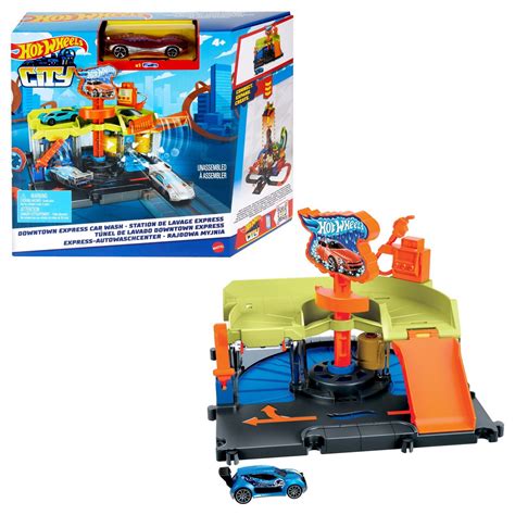 Set De Joaca Hot Wheels City Spalatorie Auto Emag Ro