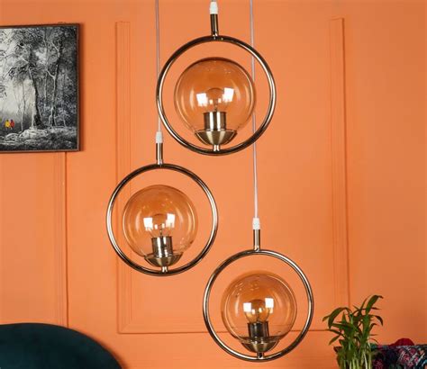 Buy Metal Modern Multiple Hanging Round Ring Lights At 24 Off Online